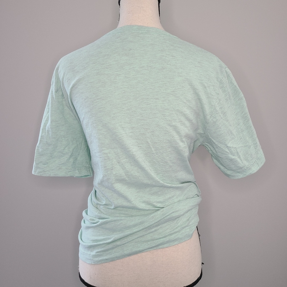 🍉 Rosé Canvas Custom Cotton Shirt Mint Large - Picture 2 of 4